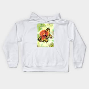 Butterfly and Flower Kids Hoodie